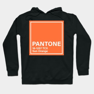 pantone 16-1257 TCX Sun Orange Hoodie